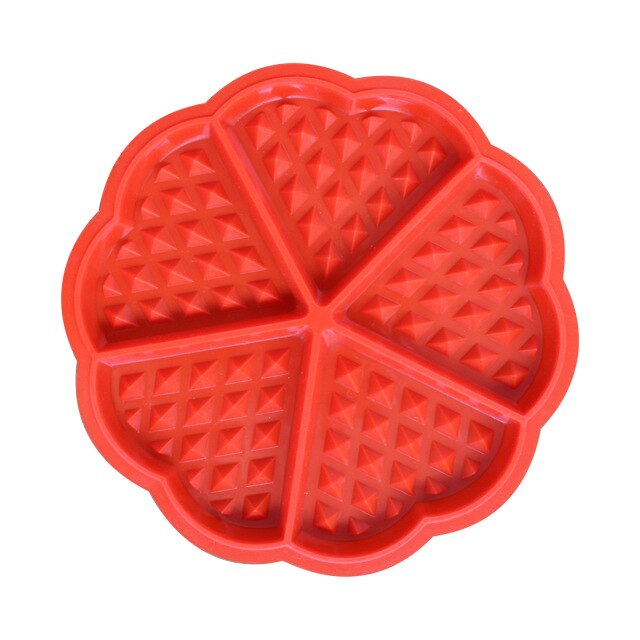 ZAAWAFFLE Premium Mold Maker With 5 Heart-shaped Simulation Molds